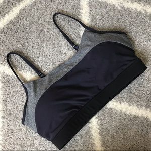 MPG Navy and Gray Sport Bra